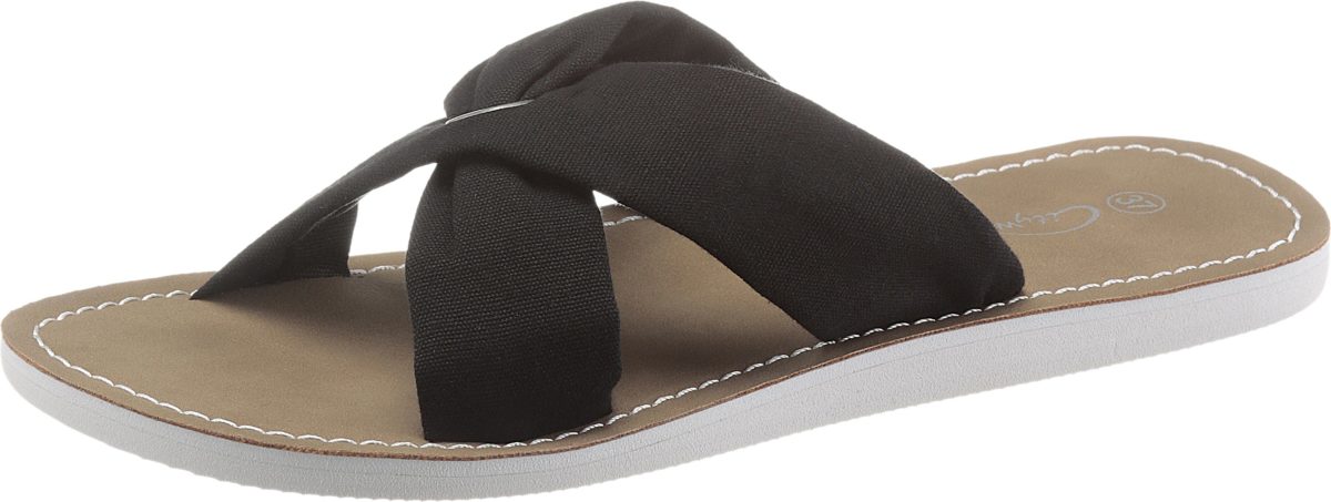CITY WALK Slippers met kruisbandjes