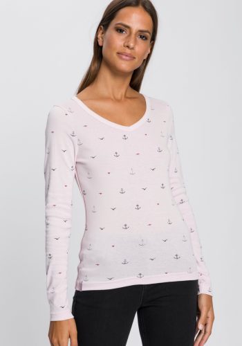 Kangaroos Shirt met lange mouwen met hanze-print all-over