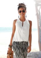 Lascana Tanktop met sieraccessoire