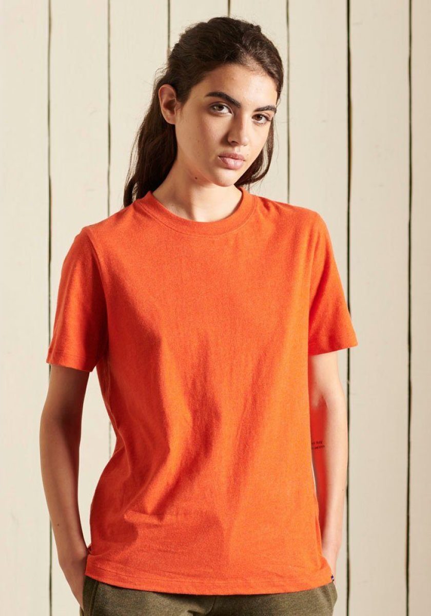 Superdry T-shirt Vintage logo T-shirt van biokatoen