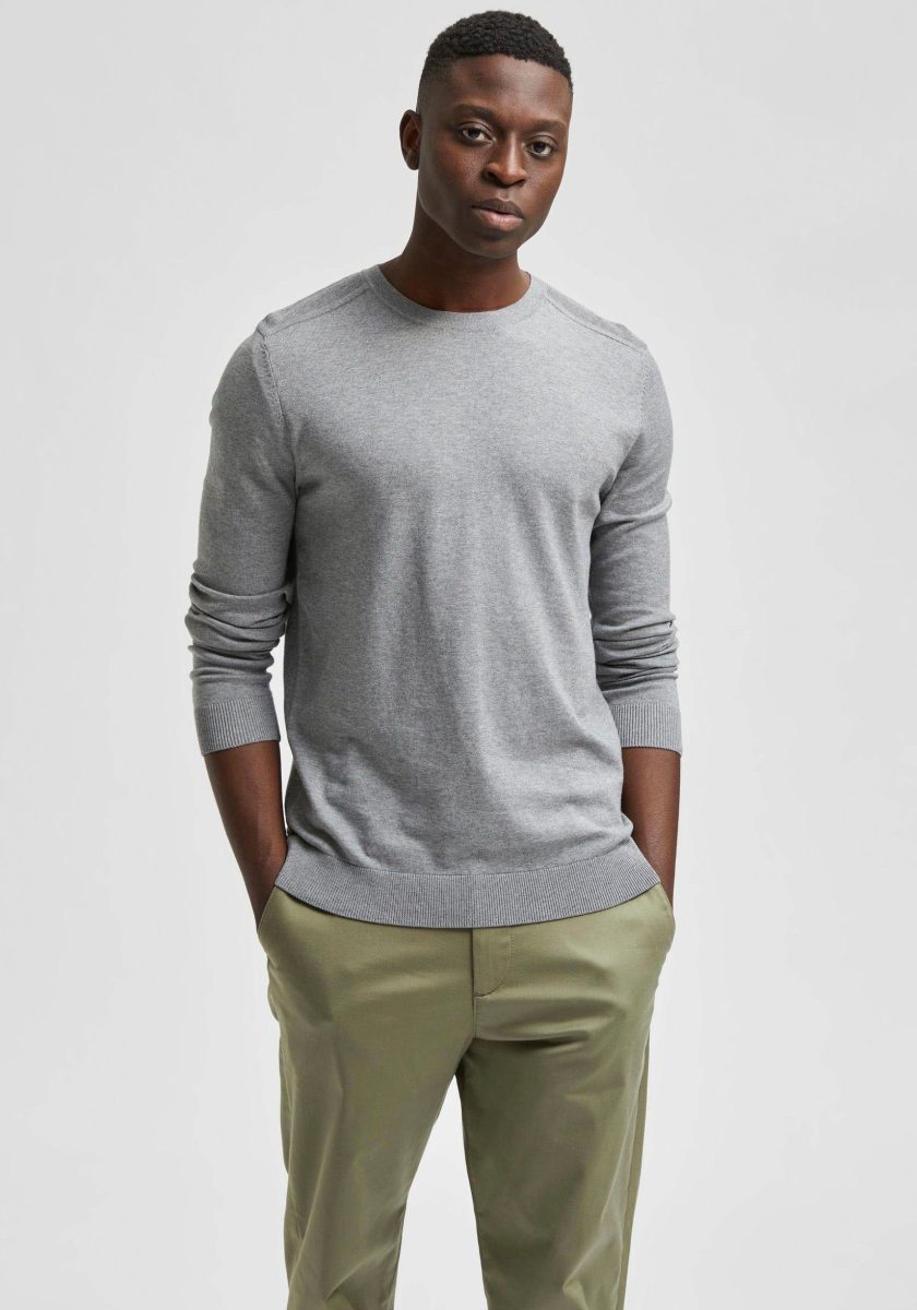 SELECTED HOMME Trui met ronde hals Berg Crew Neck