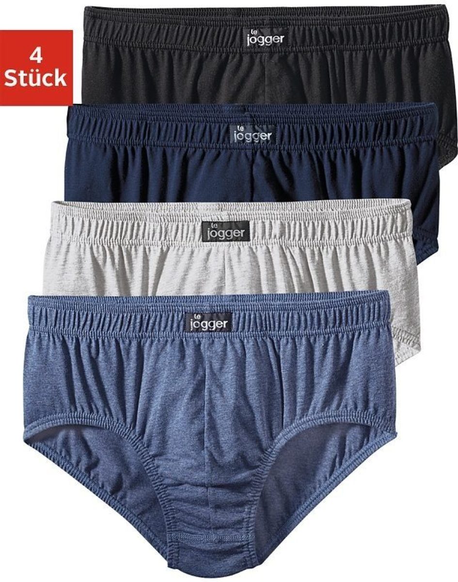 le jogger ® Slip in prettig zachte katoenkwaliteit (4 stuks)