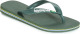 Havaianas Brasil Logo teenslippers olijfgroen