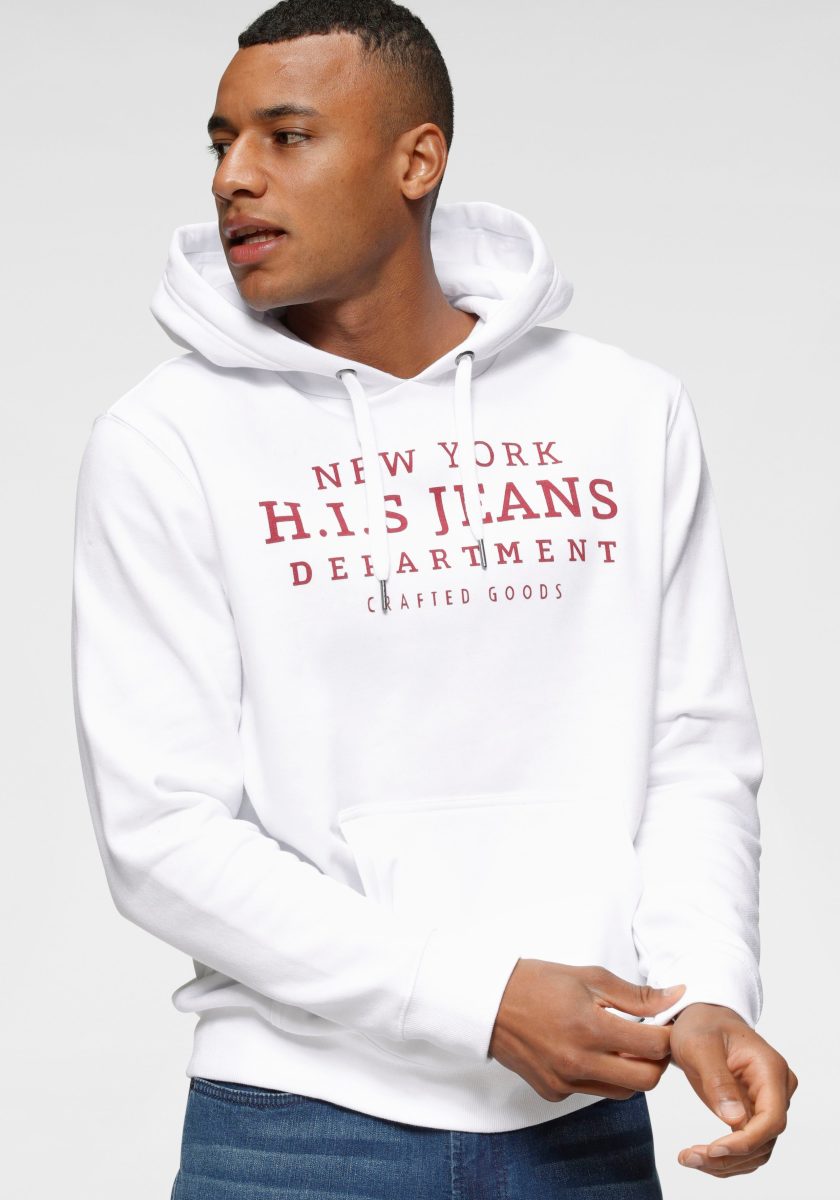 H.I.S Hoodie met cijferprint bij de capuchon