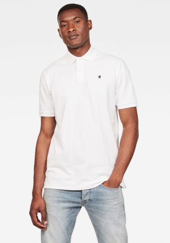 G-star Raw Poloshirt Dunda polo Logoborduursel op borsthoogte