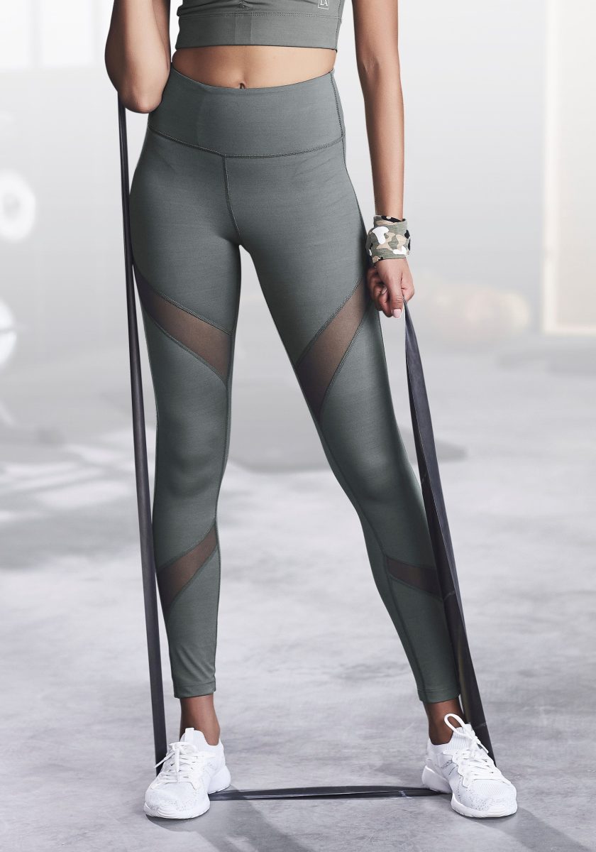 active by Lascana Functionele legging met kleine aanrimpeling