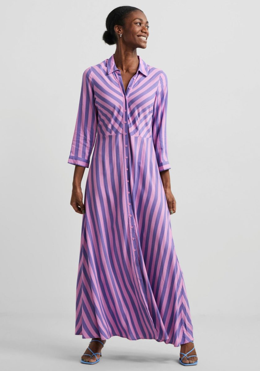 Y.A.S Jurk met overhemdkraag YASSAVANNA LONG SHIRT DRESS