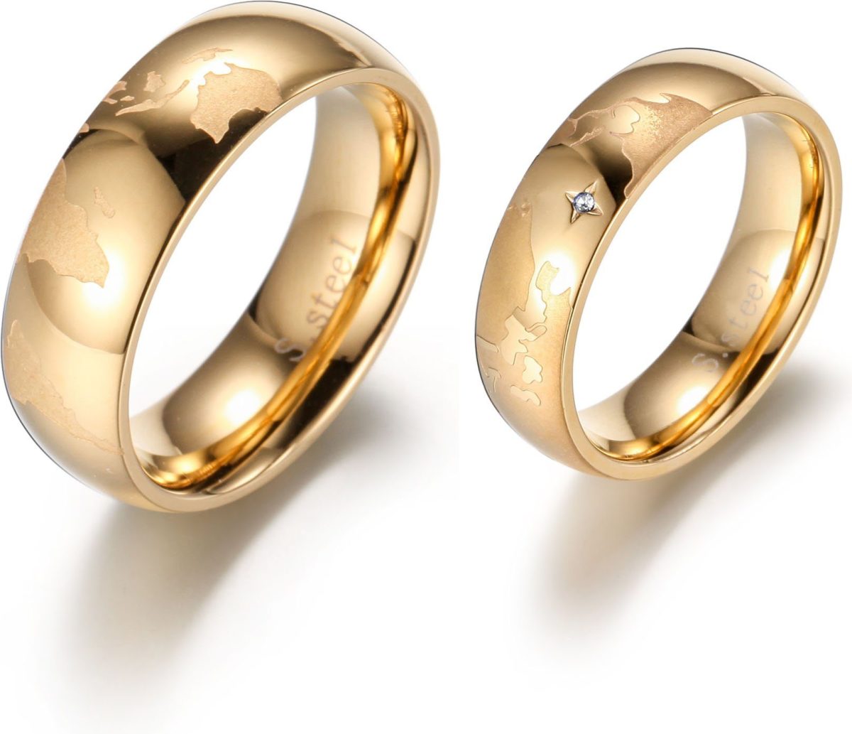 Firetti Partnerring Earth met of zonder zirkoon (synthetisch)