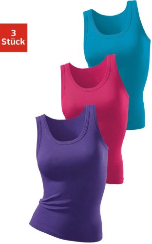 H.I.S Tanktop zonder zijnaden (Set van 3)