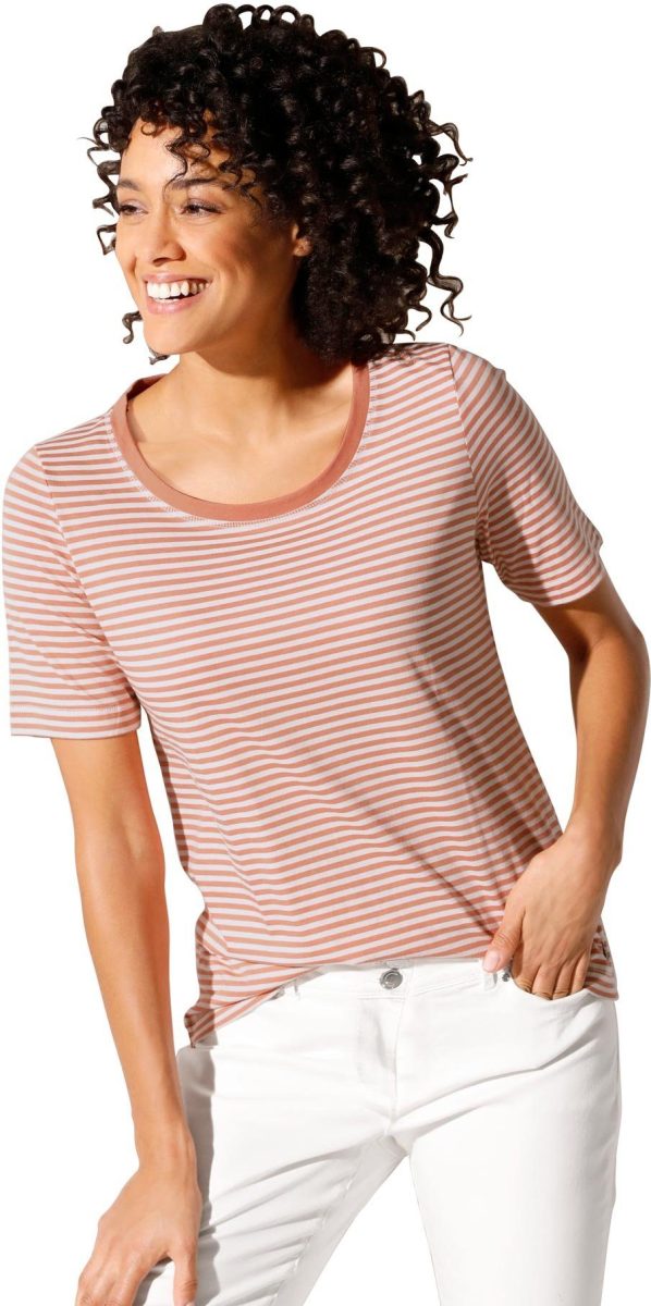 CREATION L PREMIUM Shirt met print Pima-katoenen shirt