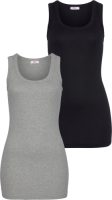 Flashlights Tanktop in een lang model (set, Set van 2)