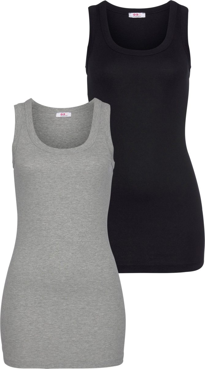 Flashlights Tanktop in een lang model (set, Set van 2)