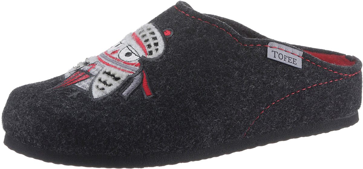 Tofee Pantoffels met leuk uilmotief