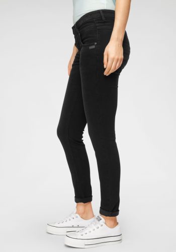 GANG Skinny fit jeans Medina met stijlvolle, half open knoopsluiting