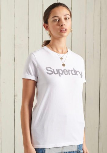 Superdry T-shirt Core T-shirt met logo
