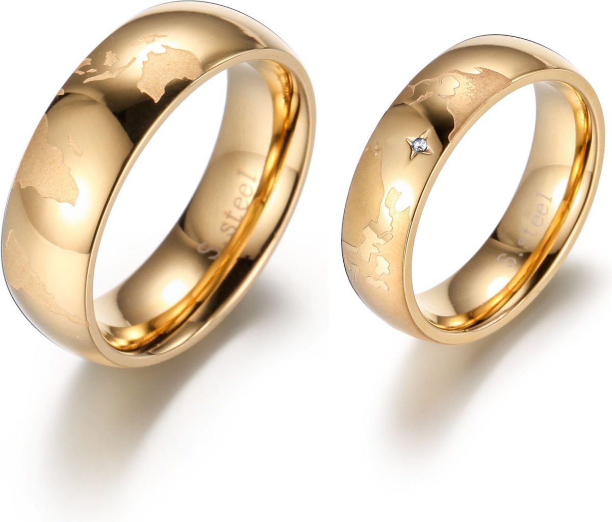 Firetti Partnerring Earth met of zonder zirkoon (synthetisch)