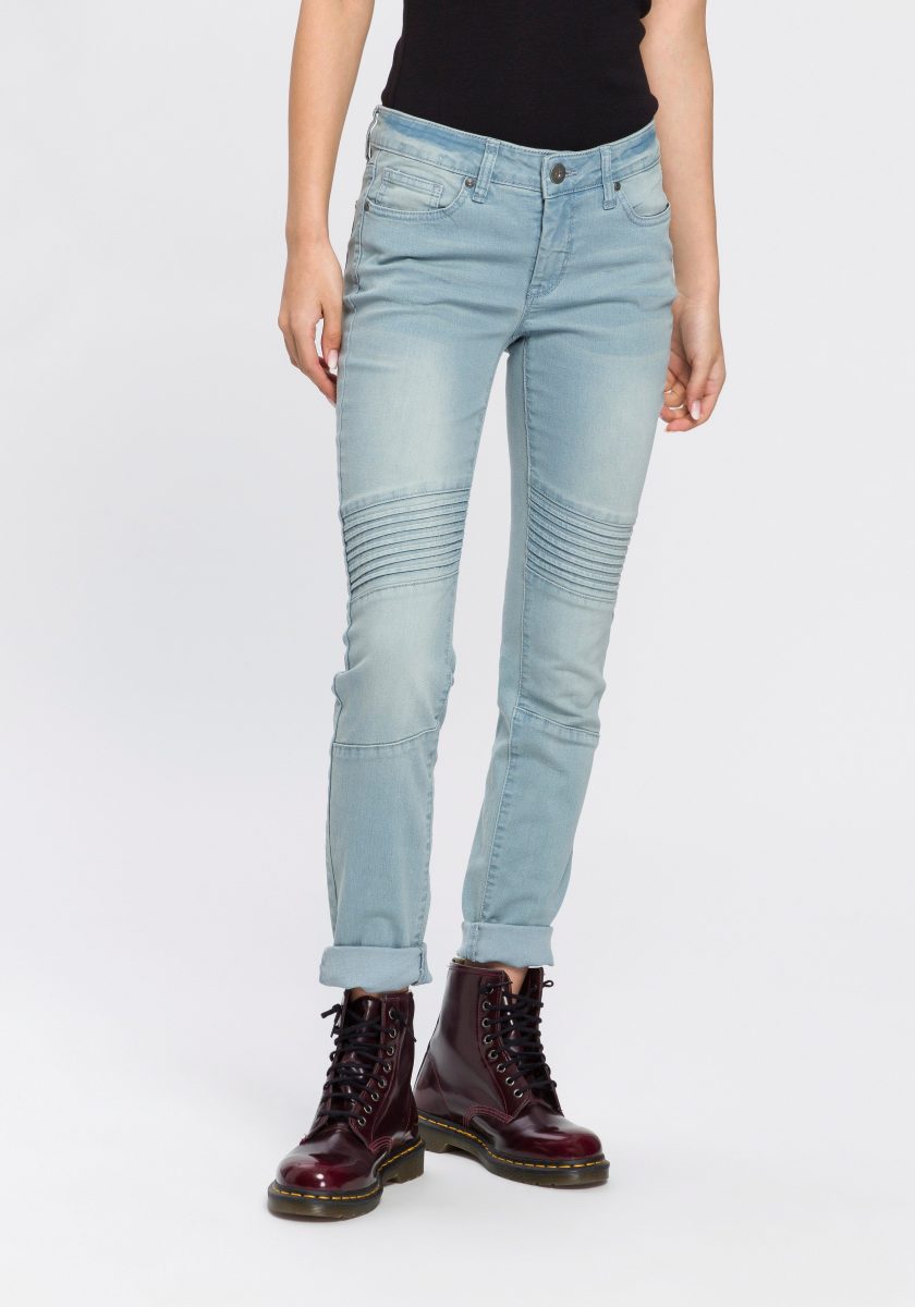 Arizona Skinny fit jeans In biker-look Low Waist