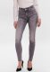 VERO MODA skinny jeans VMPEACH grijs