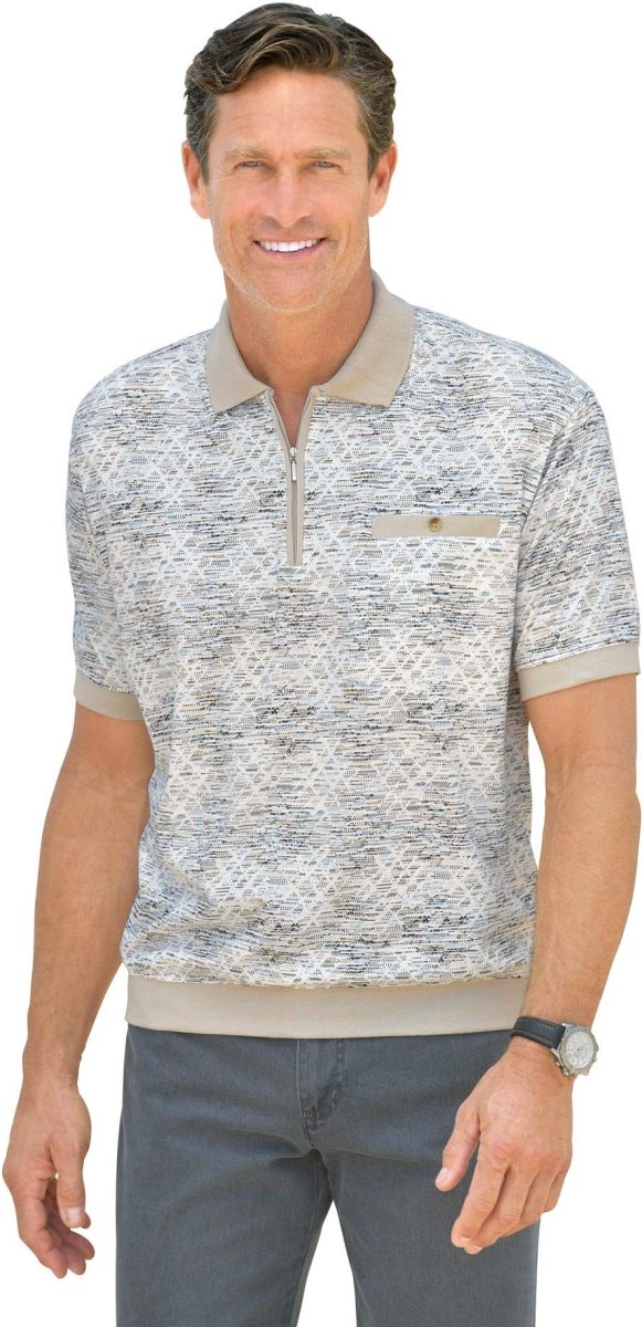 Marco Donati Poloshirt met korte mouwen