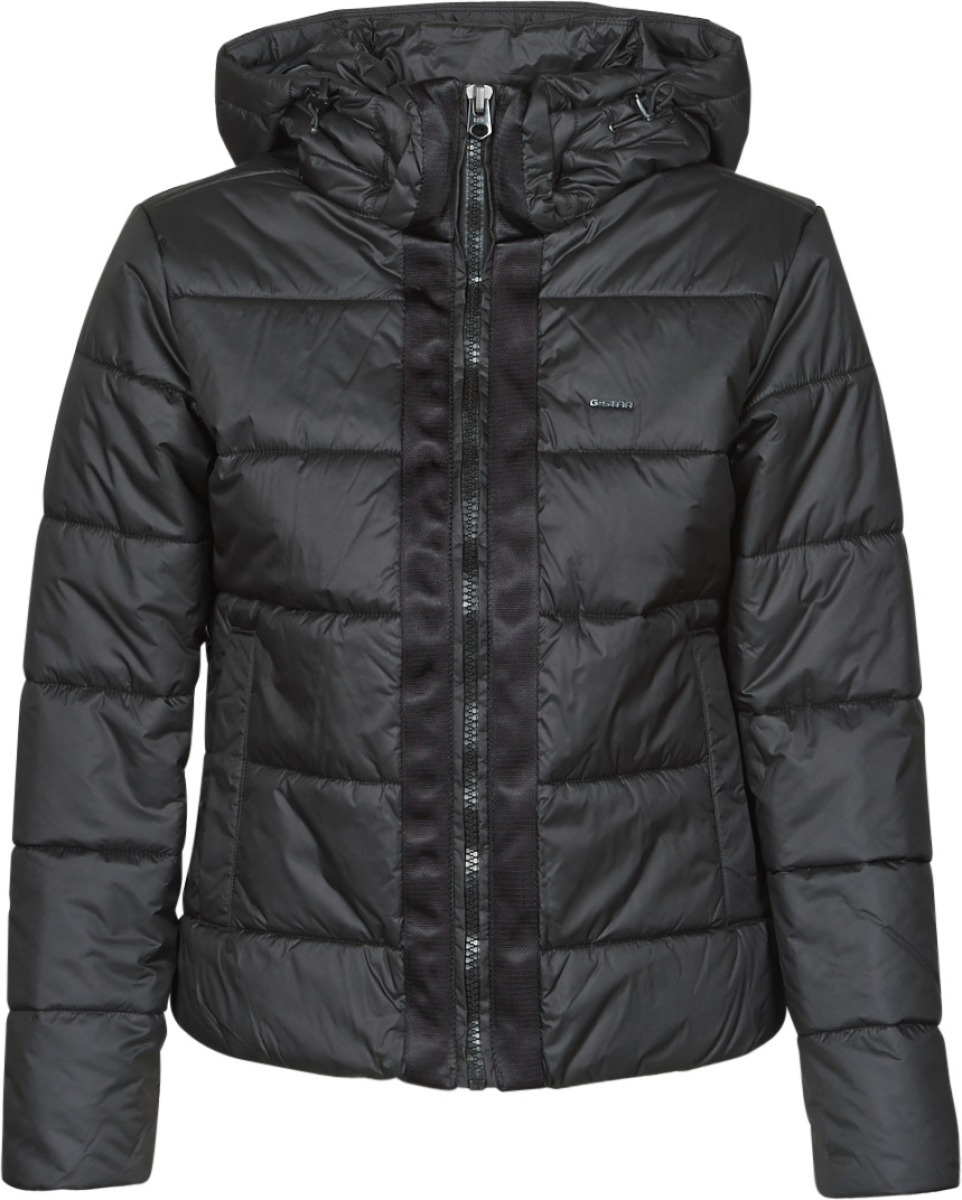 G-star Raw Gewatteerde jas Meefic hdd pdd jacket met een afneembare capuchon, kinbeschermer en rijgkoord