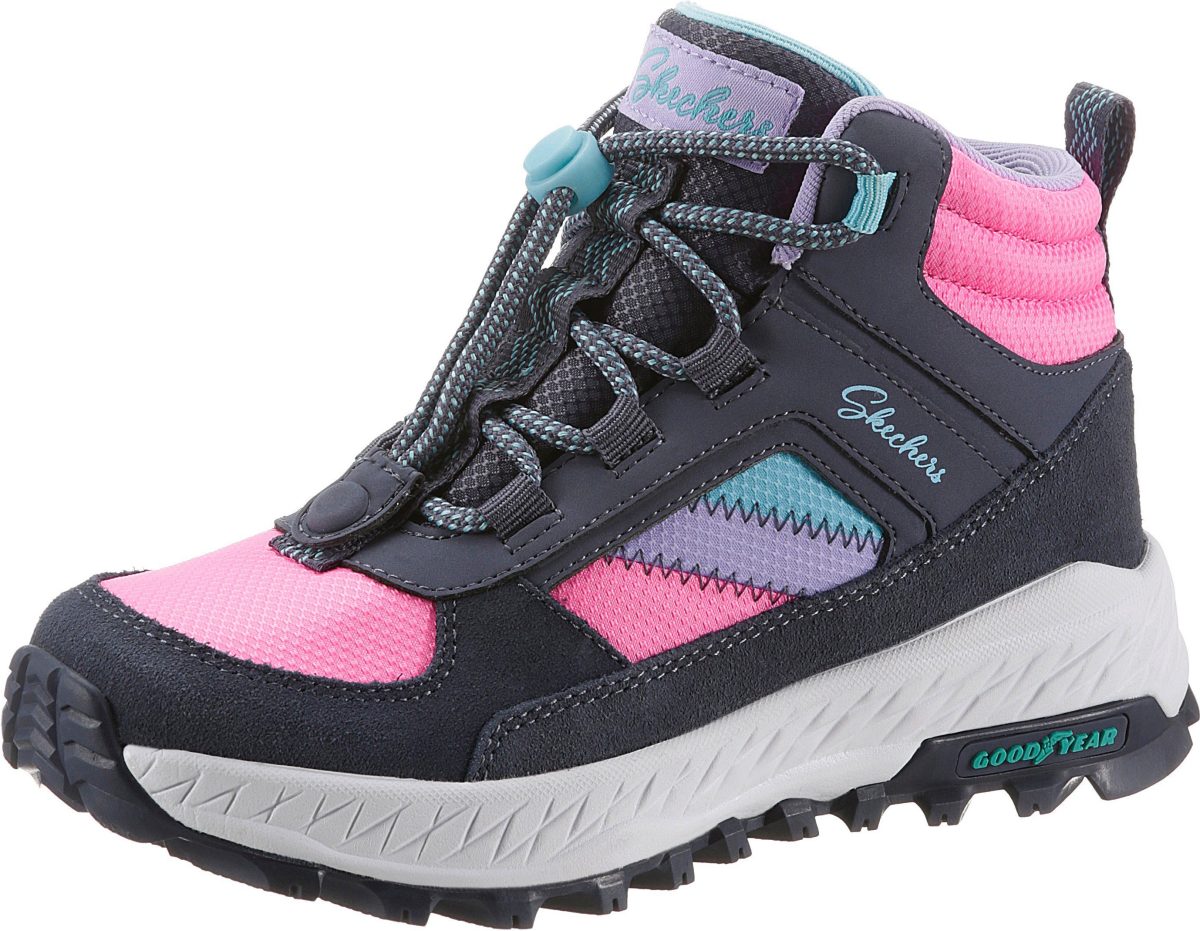 Skechers Kids Hoge veterschoenen FUSE TREAD in sneldrogende bio dri-uitvoering