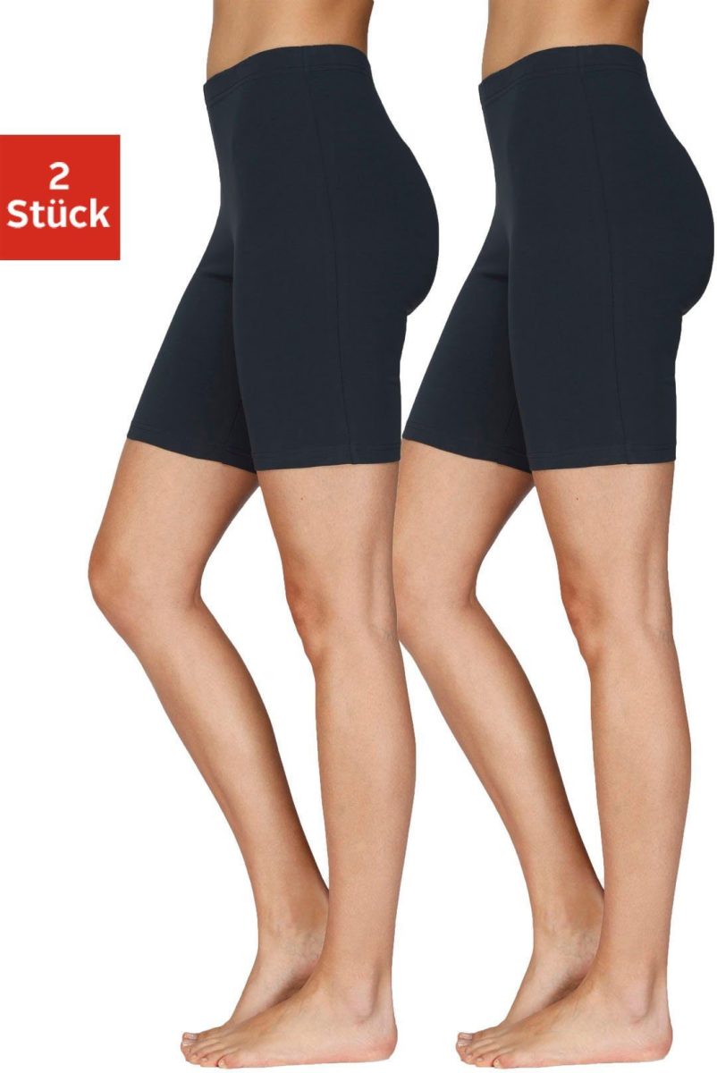 vivance active Fietsbroekje met elastische band (Set van 2)