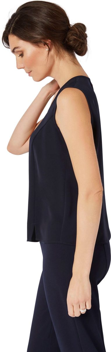 HERMANN LANGE Collection Tanktop Microvezel glans in casual pasvorm