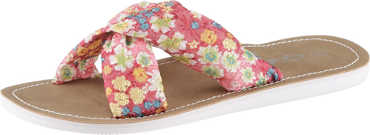 CITY WALK Slippers met kruisbandjes