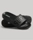 Superdry Sport Code Core Pool Slide badslippers zwart