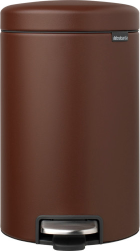 Brabantia NewIcon Pedaalemmer 12 Liter Mineral Cosy Brown
