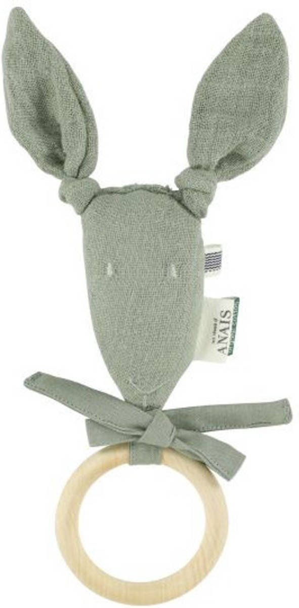 TRIXIE Bijtring Kangoeroe Bliss Olive Junior 25 Cm Katoen Groen