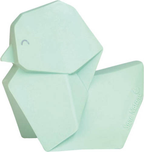 Saro Bijtring Origami Rubber Mintgroen