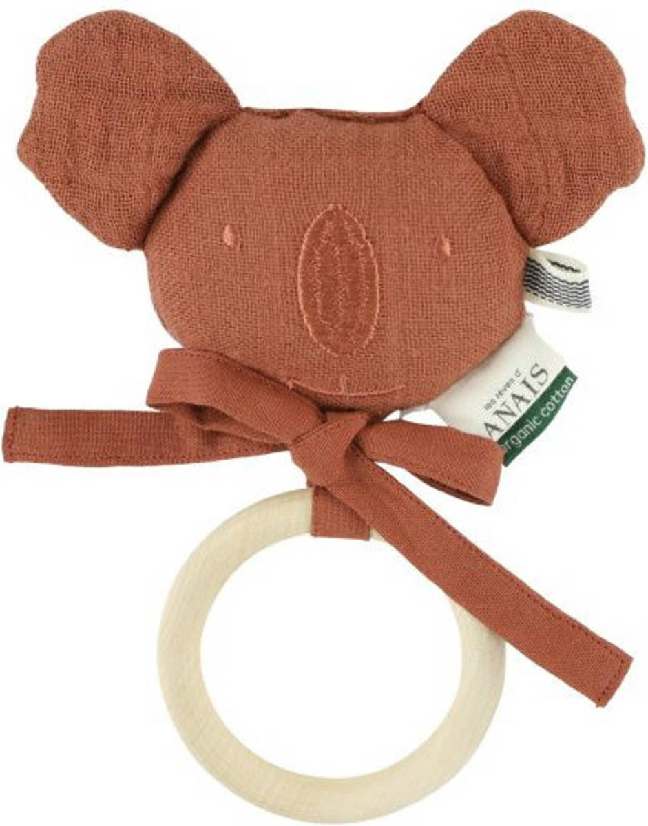 TRIXIE Bijtring Koala Bliss Rust Junior 18 X 7 Cm Katoen Bruin