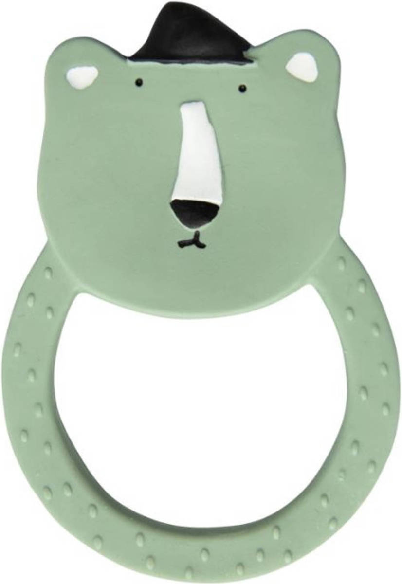 TRIXIE Bijt- En Badring Mr. Polar Bear Junior 12 Cm Rubber Groen
