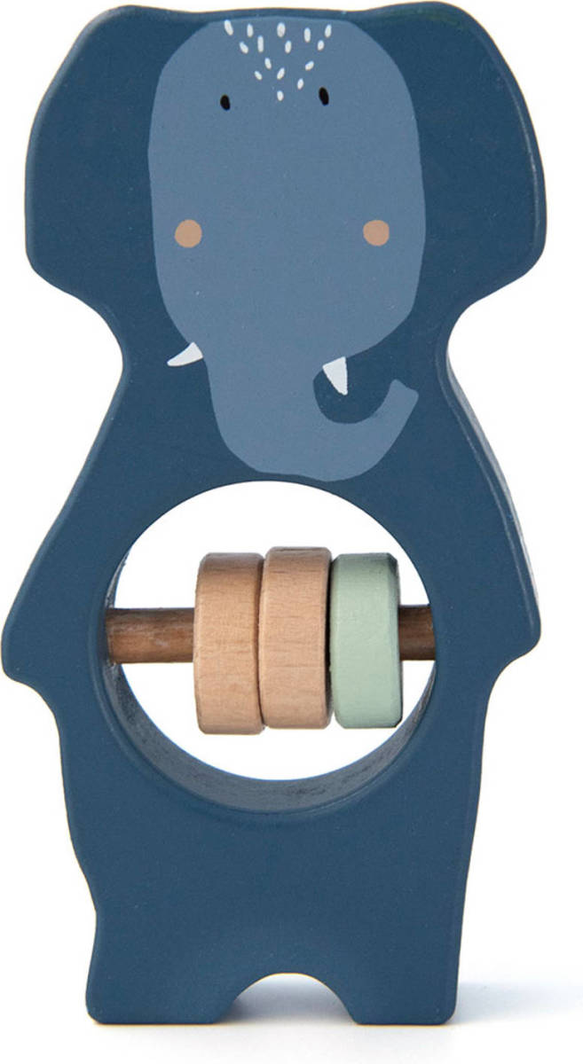 TRIXIE Houten Rammelaar - Mevr. Olifant