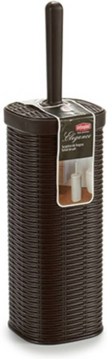 Stefanplast Toiletborstel En Houder 40,5 Cm Donkerbruin