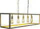 Dimehouse Industrieel Hanglamp Duncan - 5-lichts - Goud