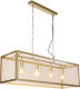 Dimehouse Industrieel Hanglamp Duncan - 4-lichts - Goud