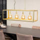 Dimehouse Industrieel Hanglamp Duncan - 4-lichts - Goud