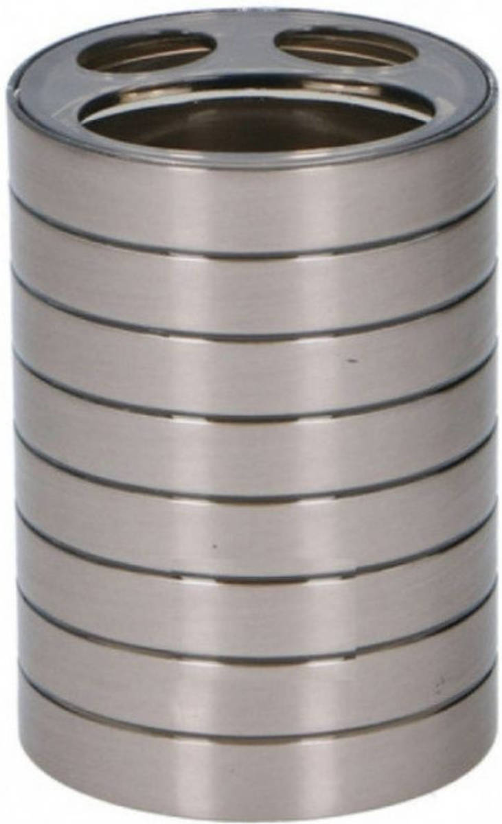 Orange85 Tandenborstelhouder - Tandenbortsel Organizer - Zilverkleurig - 7.5x10.5 Cm - Aluminium
