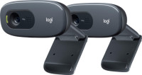 Logitech C270 HD-Webcam 2-pack