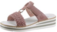 Rieker Slippers met mooi vlechtmotief