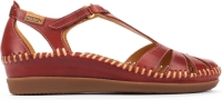 Pikolinos Leren sandalen met sleehak Cadaques