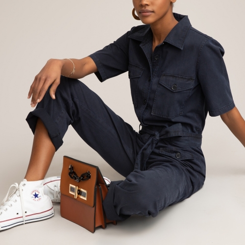 La Redoute Collections Jumpsuit met korte mouwen