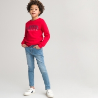 La Redoute Collections Sweater in molton met ronde hals 3-12 jaar