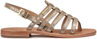 Les Tropeziennes Par M Belarbi Sandalen in leer met platte hak