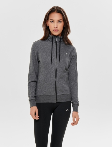 ONLY PLAY Sweater met rits, Elina, 2 zakken