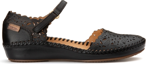 Pikolinos Sandalen in leer met platte hak