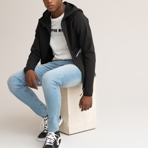 La Redoute Collections Sweater met rits en kap 10-18 jaar