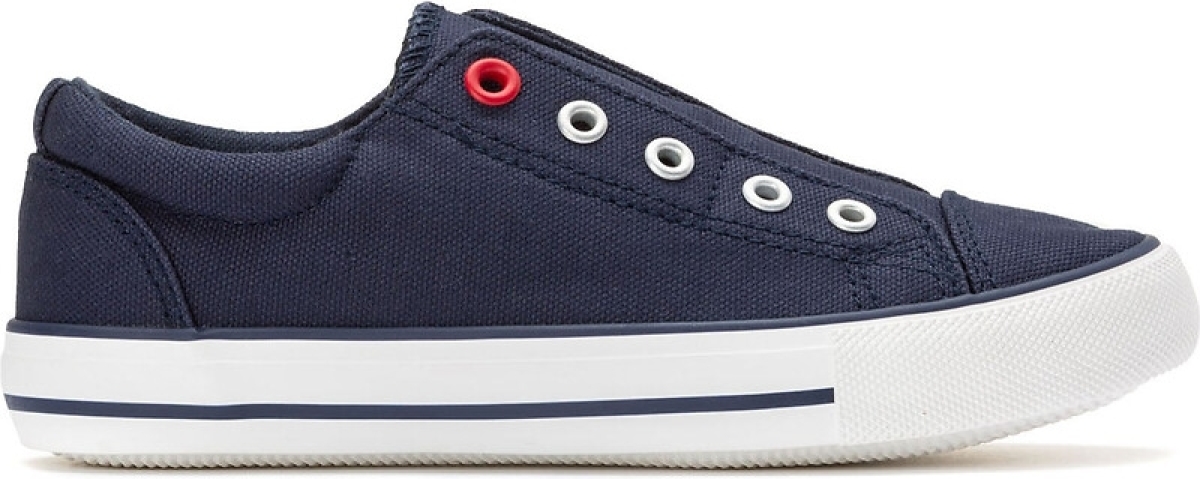 La Redoute Collections Effen sneakers in stof 26-39